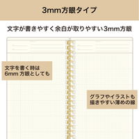 勝竜社 ラボクリップ ノート B6 スリム 方眼 ブルーグレー 22A-MTNT05-BG 1セット(1冊×5)