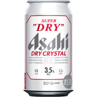 ビール アサヒスーパードライ ドライクリスタル 350ml  6本