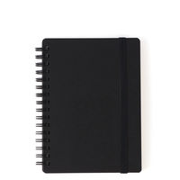 無印良品 上質紙 ダブルリングノート ゴム留付 A6　80枚 6mm横罫 1セット（2冊） 良品計画