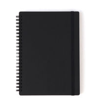 無印良品 上質紙 ダブルリングノート ゴム留付 A5　80枚 6mm横罫 1セット（2冊） 良品計画