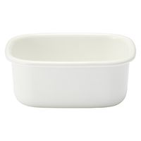 無印良品 ホーロー保存容器 小 幅9.5×奥行11.5×高さ5cm+シール蓋 小 各1個セット 良品計画