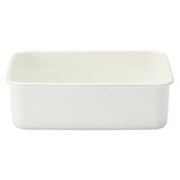 無印良品 ホーロー保存容器 深型 大 幅19×奥行23.5×高さ7cm+シール蓋 大 各1個セット 良品計画