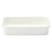 無印良品 ホーロー保存容器 大 約幅19×奥行23.5×高さ5cm + バルブ付き密閉蓋 大 パッキン付き 各1個セット 良品計画