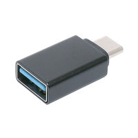 USB変換アダプタ Type-C[オス] - USB-A[メス] USB3.2 Gen2対応 USA-10G2C/SS 1個