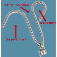 パイプ柄安全棒　ＰＡー４８０Ｌ 03858 1本 土牛産業（直送品）