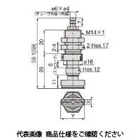 日本ピスコ 真空パッド VPC2x4ー6ENー6B 1セット(5個)（直送品）