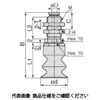 日本ピスコ 真空パッド VPMA15LBNEー4J 1セット(5個)（直送品）