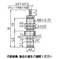 日本ピスコ 真空パッド VPSC8ー3PNEー4B 1セット(5個)（直送品）