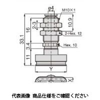 日本ピスコ 真空パッド VPMA5x30ENー4J 1セット(5個)（直送品）