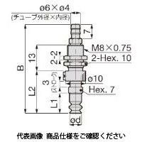 日本ピスコ 真空パッド VPSC6ー3BHNー6B 1セット(5個)（直送品）