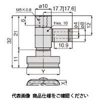 日本ピスコ 真空パッド VPMB4x30ESー4J 1セット(5個)（直送品）