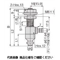 日本ピスコ 真空パッド VPHD15ー5LBNEー6B 1セット(4個)（直送品）