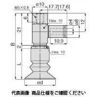 日本ピスコ 真空パッド VPMB20LBNEー4J 1セット(5個)（直送品）