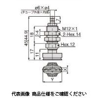 日本ピスコ 真空パッド VPA3.5x7ENー6B 1セット(3個)（直送品）