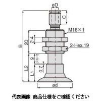 日本ピスコ 真空パッド VPHC30ー9LNEー6J 1セット(5個)（直送品）
