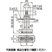 日本ピスコ 真空パッド VPAE5x20ESー6B 1セット(4個)（直送品）