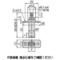 日本ピスコ 真空パッド VPAE4x10ESー6B 1セット(4個)（直送品）