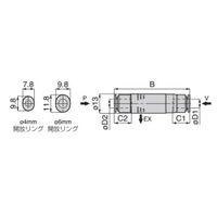 日本ピスコ 真空発生器(単体) VUH07ー66A 1セット(5個)（直送品）