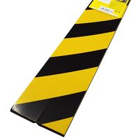 イノアックコーポレーション セーフティクッション 100mm×910mm×8mm 黄/黒 TAC-008 1セット(4本)（直送品）