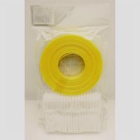 三友産業 PPバンド+ストッパー 黄 10m×15mm HR-2230 1セット(10巻)（直送品）