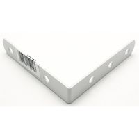 三基鋼業 ジョイント金具 白 2mm×19mm×89×89mm 19A99-6 1セット(12個)（直送品）