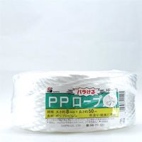三友産業 バラけるPPロープ 太さ8mm×50m HR-129 1セット(6巻)（直送品）