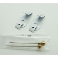 山口安製作所 額用金具 鉄カラーエックスフック 白 30.5mm×13mm 2個入 Y-7007-1 1セット(28個:2個×14セット)（直送品）