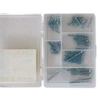 若井産業 工作ビスセット ユニクロ WKBSU1 1セット(8箱)（直送品）