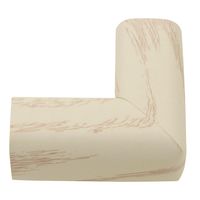 カーボーイ 安心クッションコーナー用 細 木目ホワイト 770 1セット(18個)（直送品）