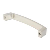 和気産業 スクエアハンドル サテンシルバー 100mm BH1166 1セット(6個)（直送品）