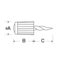 和気産業 打ち込みダボ チョコ 8個入り ML521 1セット(224個:8個×28個)（直送品）