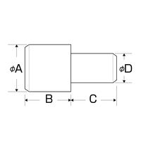 和気産業 差込ダボ(クローム) 5mm 4個入り ML525 1セット(136個:4個×34個)（直送品）