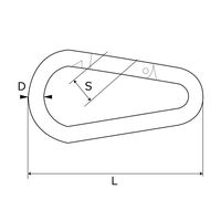 アイアイ ステンレスナスカン 15ー413 6×60 1セット(8個)（直送品）