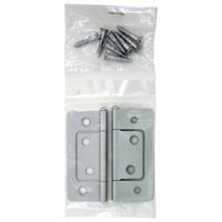 和気産業 フラッシュ丁番 BHー450 51MM シルバー BH-450 1セット(24個:2個×12セット)（直送品）