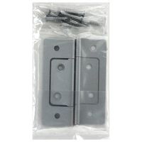 和気産業 フラッシュ丁番 BHー451 64MM シルバー BH-451 1セット(24個:2個×12セット)（直送品）