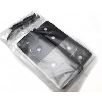 和気産業 フラッシュ丁番 BHー453 51MM クロ BH-453 1セット(24個:2個×12セット)（直送品）