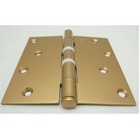 和気産業 カラー角丁番 BKー489 102MM ゴールド 1セット(4個)（直送品）