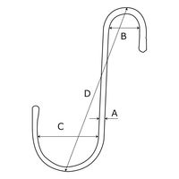 和気産業 Sカン クロームメッキ BKー912 6mm×250 1セット(8個)（直送品）