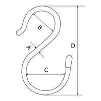和気産業 Sカン ステンレス(2個入り) BKー917 4×85 BK-917 1セット(20個:2個×10袋)（直送品）