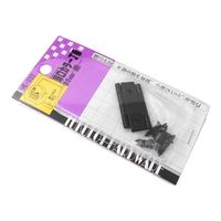 和気産業 薄口カラー丁番 32mm クロ VE-032 1セット(12個)（直送品）