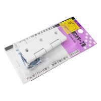 和気産業 厚口カラー丁番 64mm シロ VE-029 1セット(10個)（直送品）