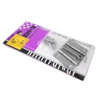 和気産業 薄口カラー丁番 32mm シルバー VE-002 1セット(14個)（直送品）