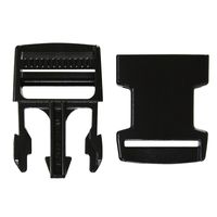 和気産業 樹脂バックル Rー329 黒 30mm 1セット(12個)（直送品）