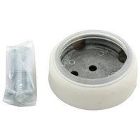 和気産業 ぬくもり手すりNLT エンドベース NLT08W ホワイト 1セット(6個)（直送品）