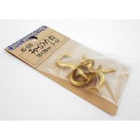 和気産業 チャームフック 大 ゴールド 18mm×28mm 3個入り AC-026 1セット(22袋)（直送品）