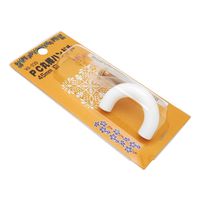 和気産業 PC丸棒ハンドル 白 45mm VG-039 1セット(18個)（直送品）