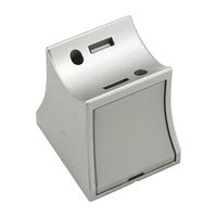 和気産業 ぬくもり手すりNLT 受金具 直受 シルバー NLT02S 1セット(4セット)（直送品）