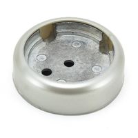 和気産業 ぬくもり手すりNLT 受金具 エンドベース シルバー NLT08S 1セット(6セット)（直送品）