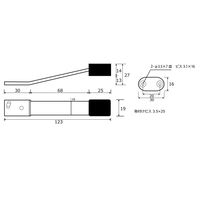 和気産業 上框マグネット戸当り BH-801 1セット(4個)（直送品）