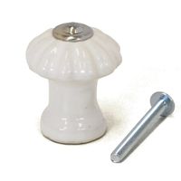 和気産業 セラミックつまみ ホワイト 31mm×40mm×22mm IK-144 1セット(10個)（直送品）